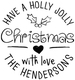 Holly Jolly Self Inking Stamper Image 2 of 3